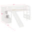 Lit mezzanine avec escalier et glissade-1092662480