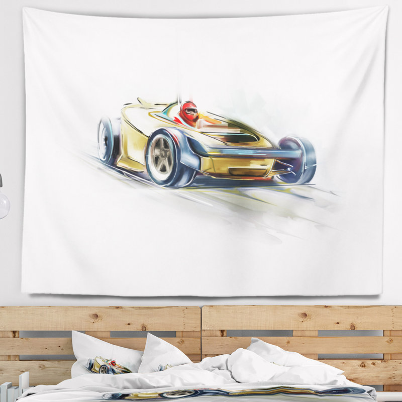 Polyester Tapestry, 50" H x 60" W
