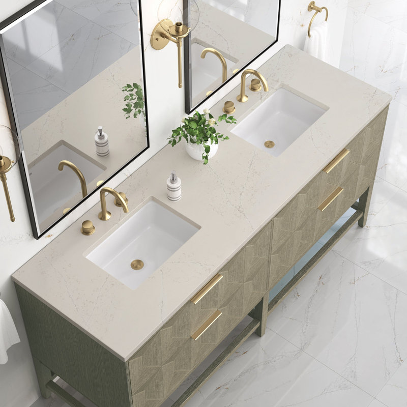 Emmeline 72'' W Vanity, 8" Widespread, Siberian