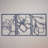 Metal Floral Wall Decor Set - 3 Piece Wall Art-826092233-826092234