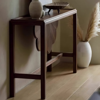 Console brune élégante de style chinois