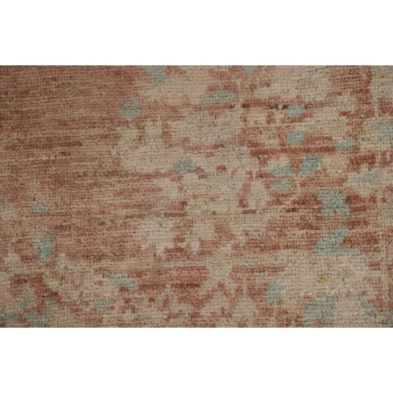 Vegetable Dye Oushak Turkish Area Rug 4x5