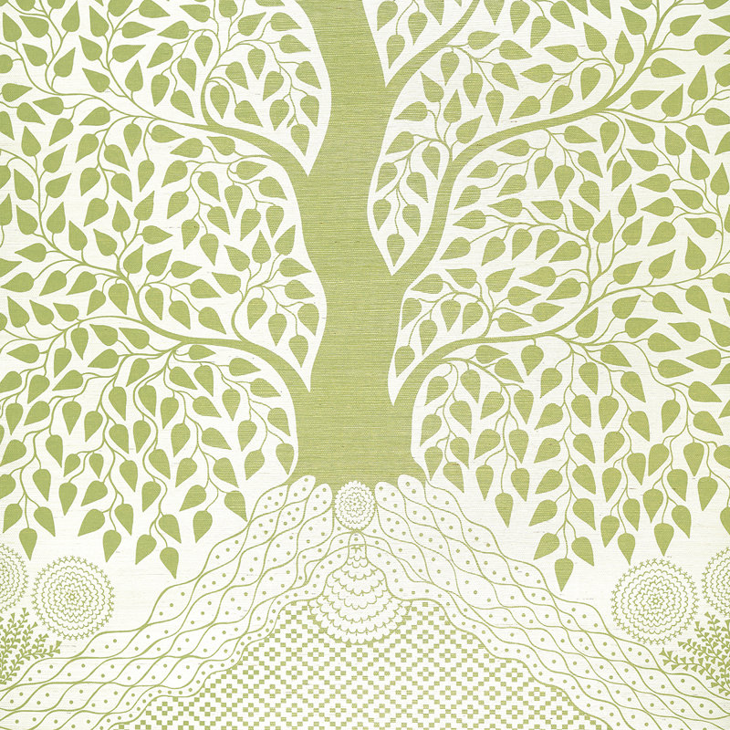 Kayon Sisal Panel, Soft Green
