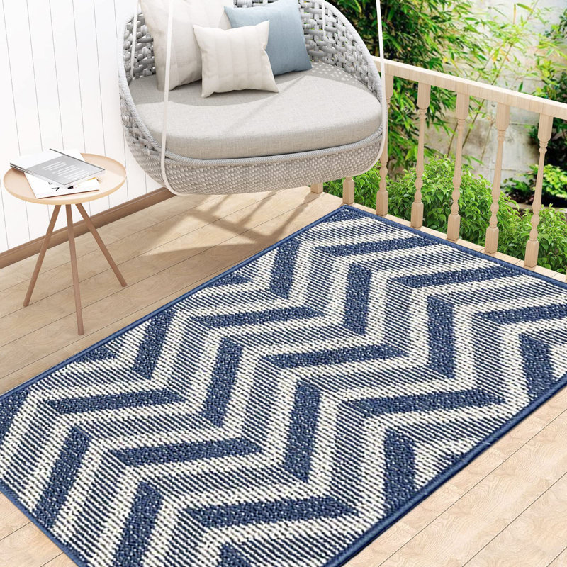 Tapis d'entrée / extérieur antidérapant Dunaville, Brun, L 32 po x L 48 po