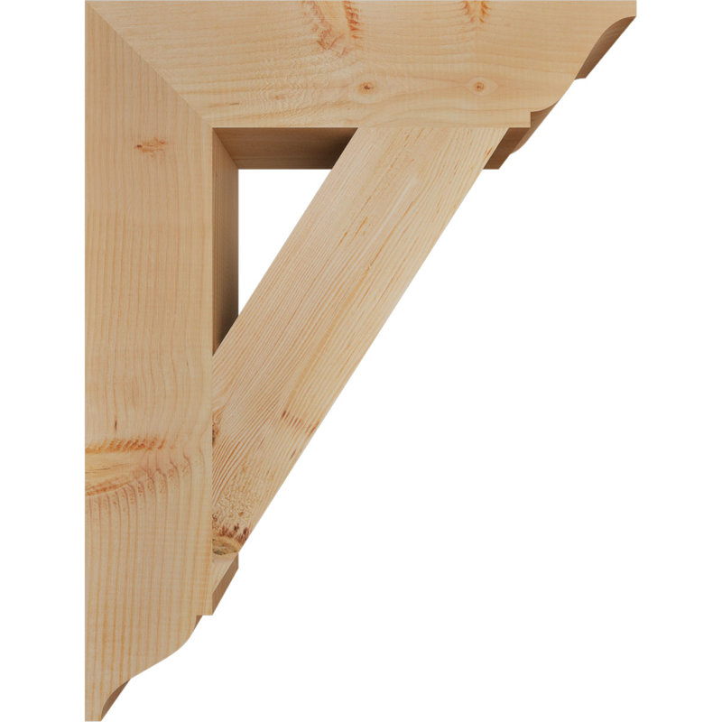 Support traditionnel, H 34 po x l 5,5 po x P 26 po, Douglas (lisse)
