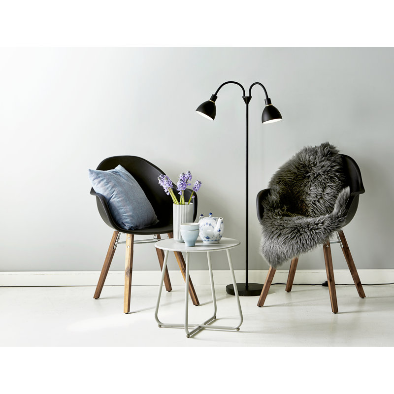 Ray 155cm Black Arched Floor Lamp