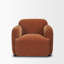 Chaise rembourrée en tissu brun Saga-1604825704