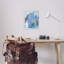 «Blue Abstract with Squiggles», estampe numérique par Grace Popp-1754007030-1754007031