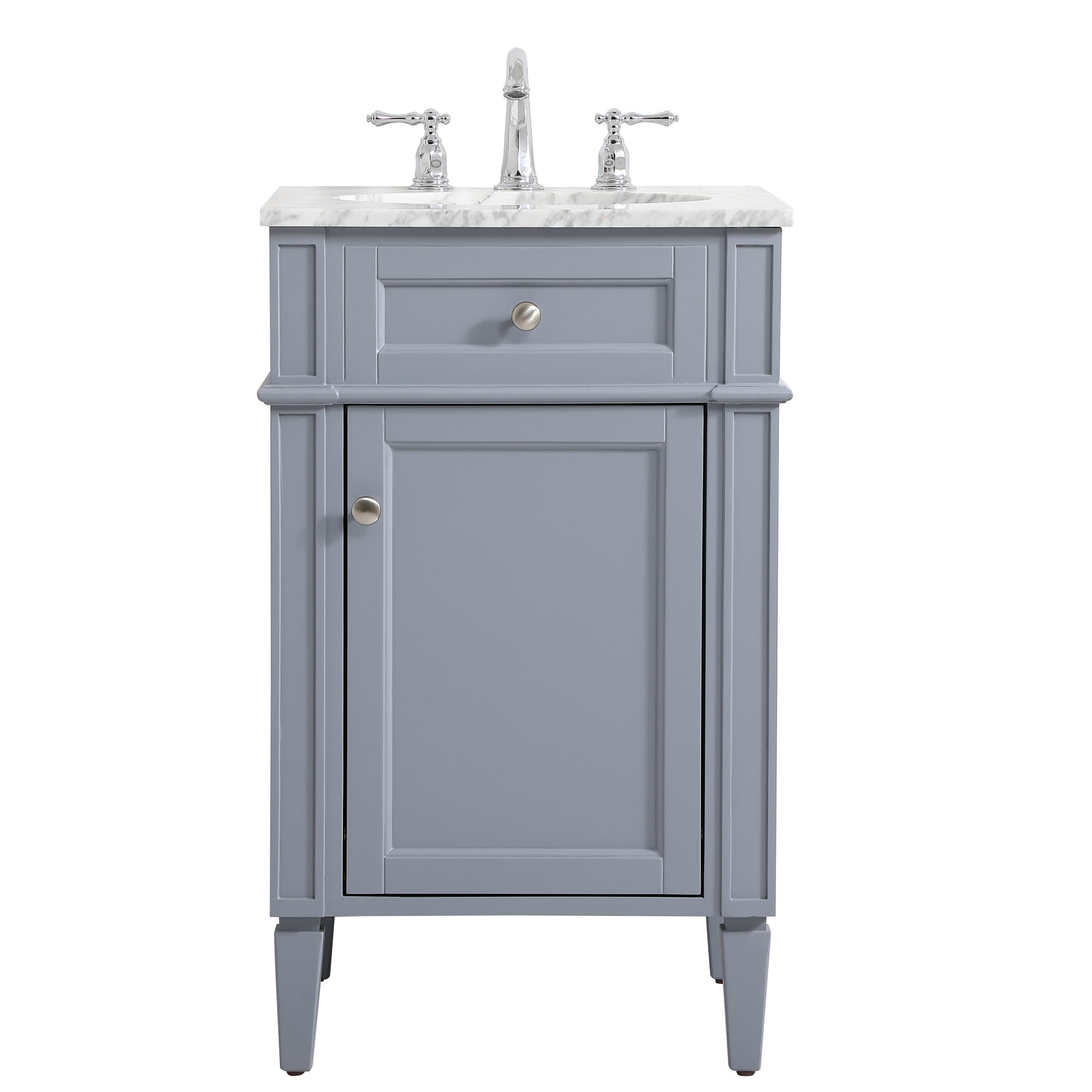 Rivers 21'' Single Bathroom Vanity, Gray