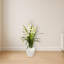 Arrangement floral cymbidium artificiel en pot