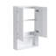 Armoire murale de salle de bain, portes à fermeture douce, conception à fixation flottante, blanc brillant (emballage KD)-396747316