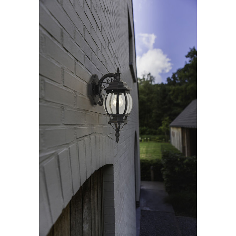 Pio Black Outdoor Wall Lantern