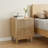 (Set Of 2)Mid-Modern Nightstand Bedside Table With Grille Design & Two Drawers