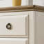 Buffet carré haut avec porte vitrée