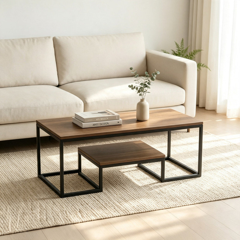 Coffee Table, Brown, Brown, Brown