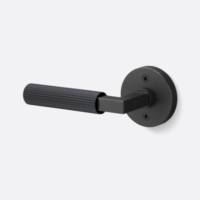 Levanto Round Dummy Rosette, Straight Knurled Grip