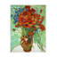 Vase avec fleurs de bleuet et coquelicots sur toile par Vincent Van Gogh