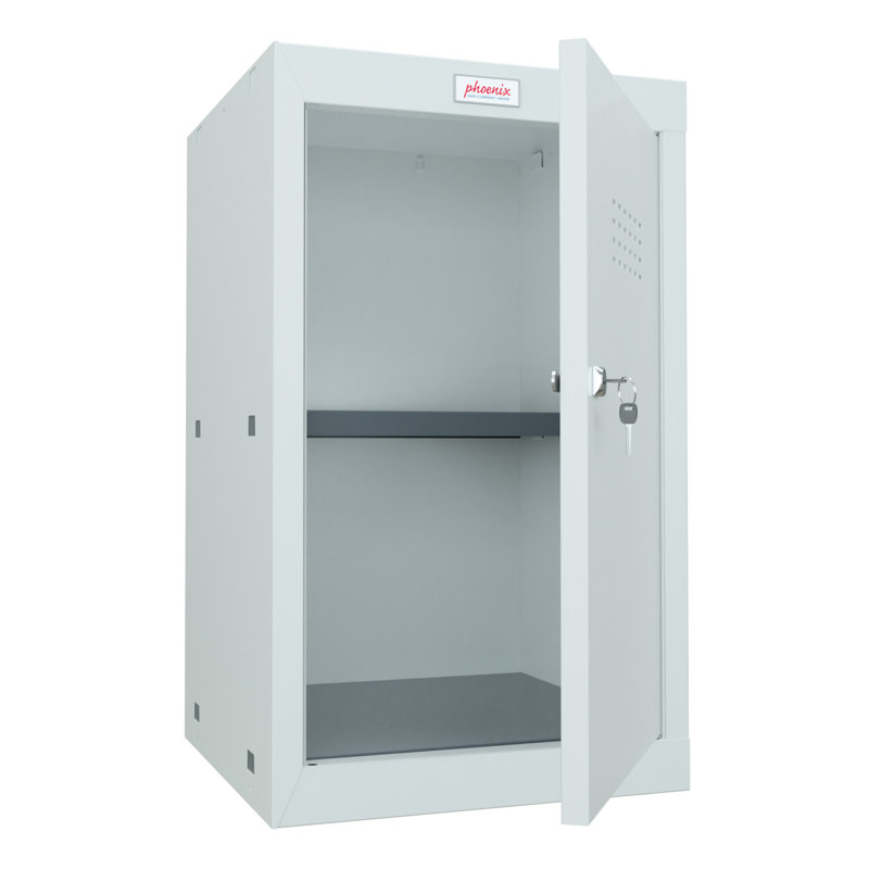 Metal 1 - Tier 40cm with Key, Light Grey