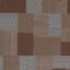 Brown Patchwork Wool Rug - 8'3" x 11'6"