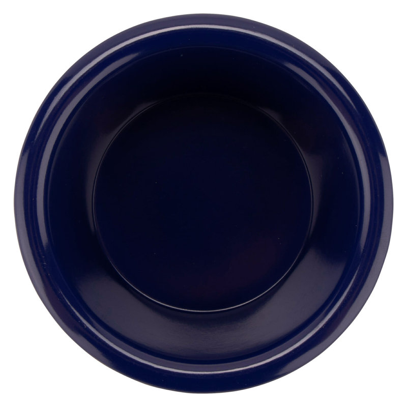 G.E.T. Melamine 12 Piece Ramekin / Soufflé Dish Bakeware Set, Navy Blue