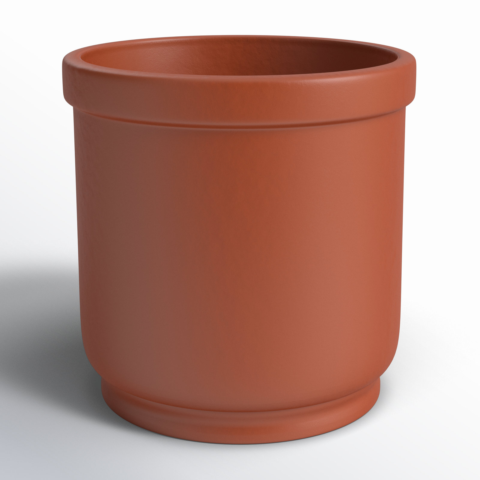 Privet Pot Planter, 6" H x 7" W x 7" D