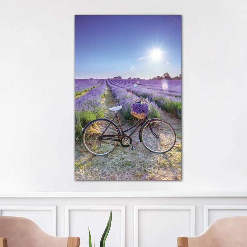 Lavender 1 Piece Wrapped Canvas Wall Art, 101.6 cm H x 66.04 cm W x 3.175 cm D