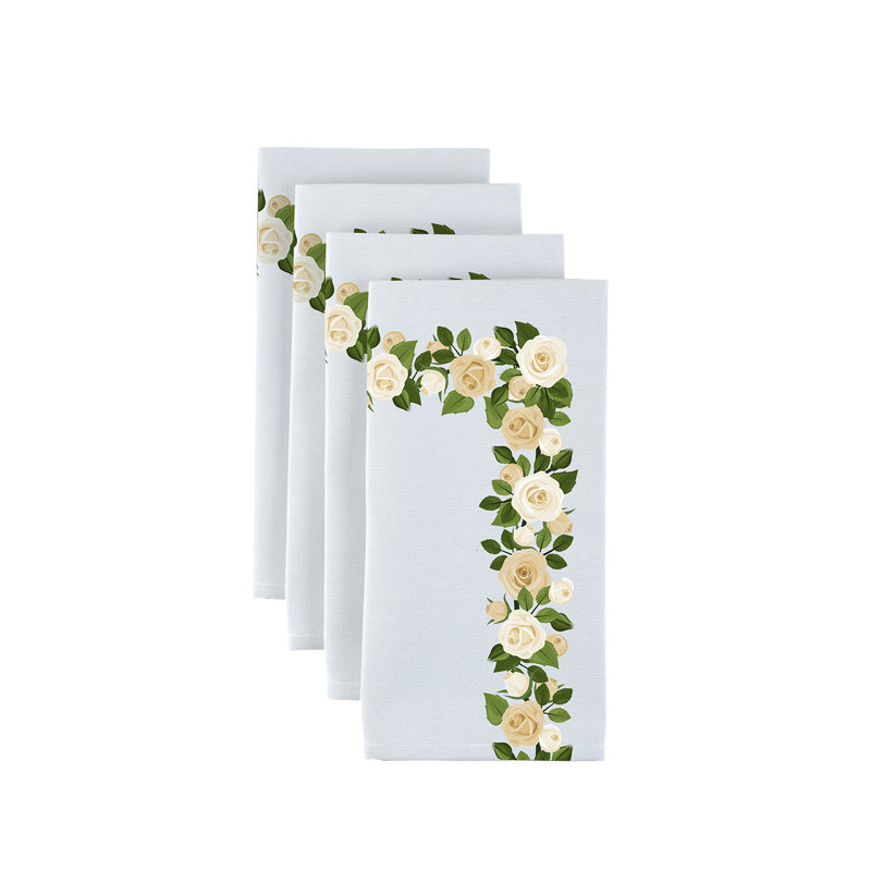 Jocelyn Polyester Floral Square Napkin