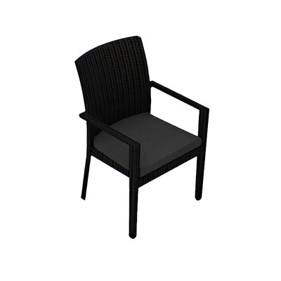 Kaneb Patio Dining Armchair by Lark Manor