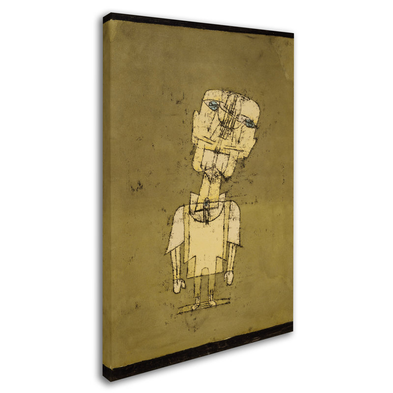 « ghost of a geniu » par impression sur toile tendue Paul Klee, H 47 po x l 30 po