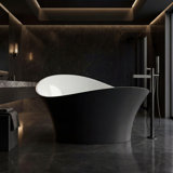 Vivian 68.9'' L Freestanding Soaking Bathtub