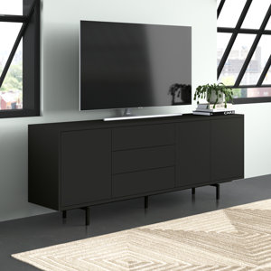 Anirvin TV Stand for TVs up to 88" Black