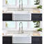 Sink 33"X20" - Heat , Scratch , Stain Proof, Rust Large Bowl, 10" Deep, Easy To Clean Up With Grid And Strainer Ample Inner Space, Quickly