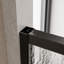 Porte de douche à cadre pivotant de 38 à 42 po de largeur x 71 po de hauteur avec verre transparent à motif de pluie
