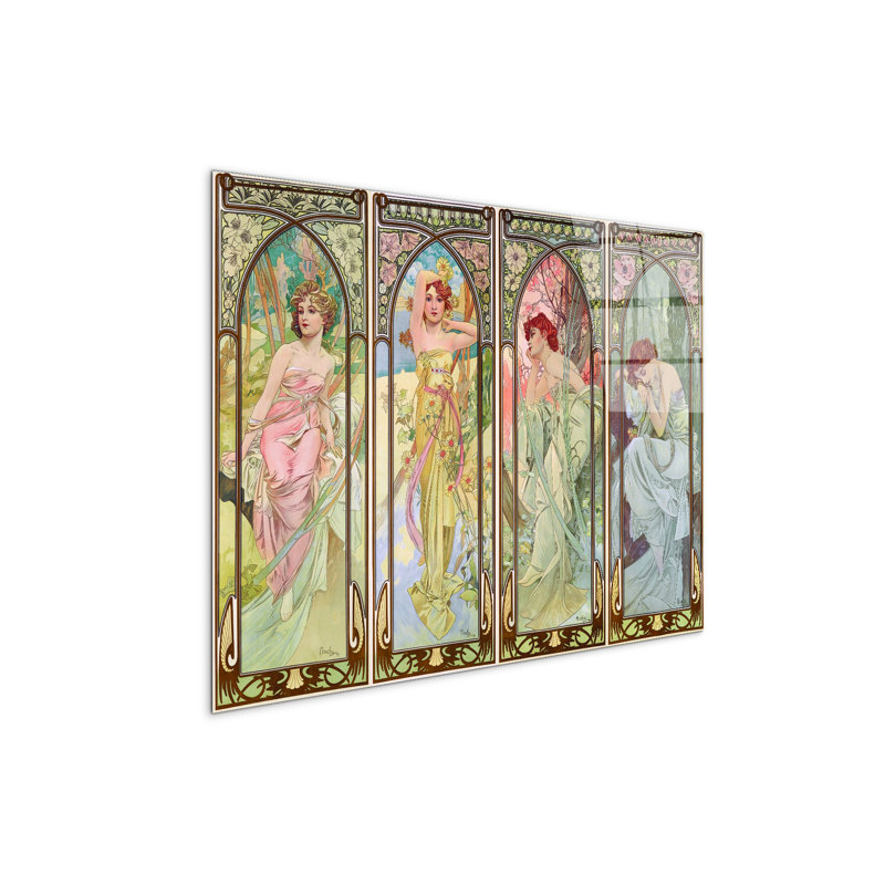 Time Of The Day By Art Studio 58×78 Cm CrystalArt Acrylic Material Glass Effect, Frameless Panel, Lightweight Ready To Hang by Art Studio - No Frame Print on Plastic / Acrylic