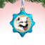 3'' Glass Holiday Shaped Ornament