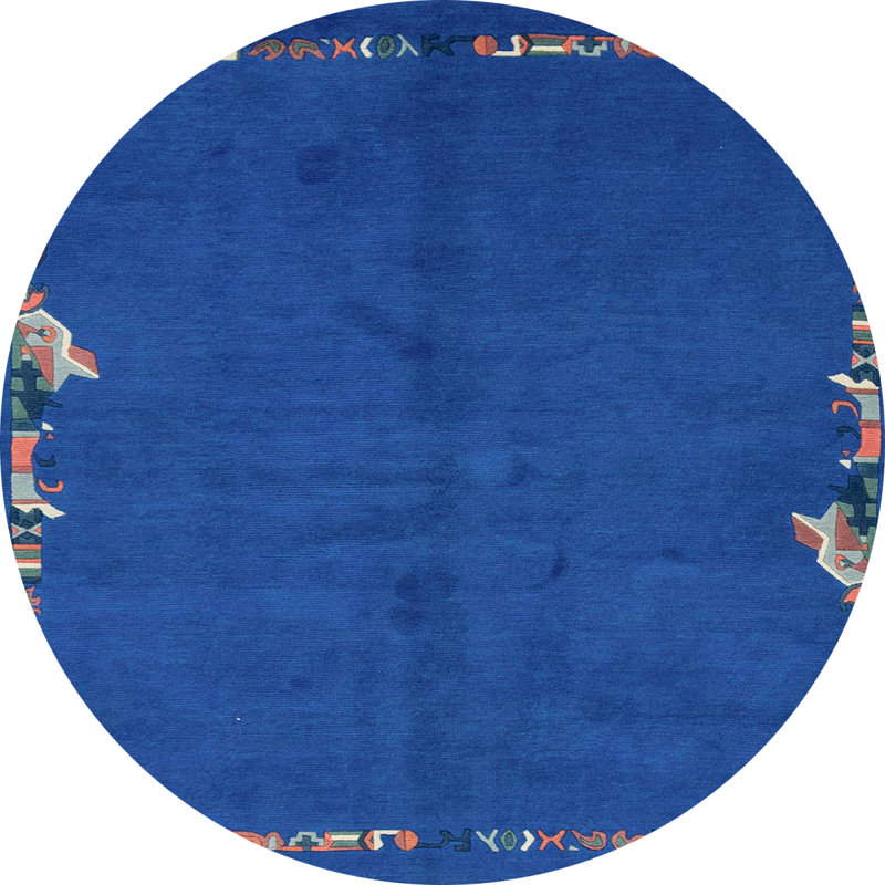 Tapis abstrait moderne 3586, Rond 5 pi