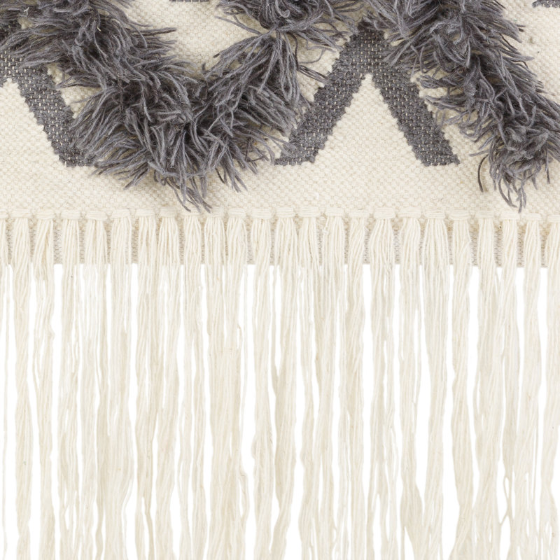 Tringle murale en laine Killingworth, Gris anthracite