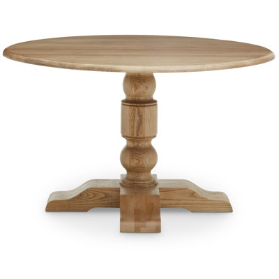 Oak Round Solid Wood Dining Table
