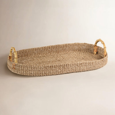 Oval Abaca/ Bamboo Tray