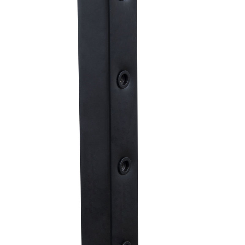 Black Adjustable Height Standing Desk Converter with Metal Frame