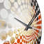 Tyberius - Horloge murale peinture abstraite-193108534