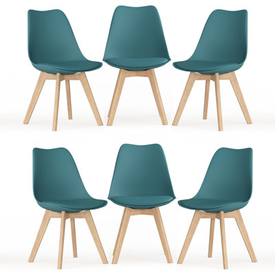 82cm H Side Chair in Teal