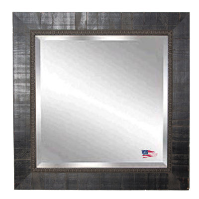 Seeman Solid Wood Flat Wall Mirror