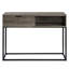 Bureau de musique rustique en chêne et noir avec tablette - Fonctionnel pour les musiciens, table d'écriture, tiroir, finition durable, pour la maison-783170520-783170522