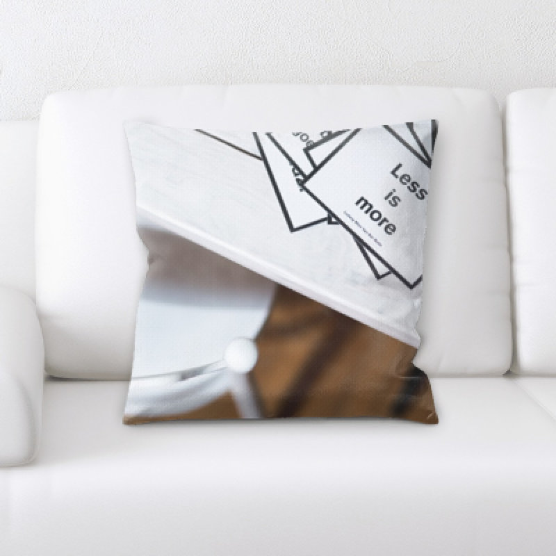 Microsuede Reversible Throw Pillow