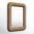 Cal Solid Wood Rectangle Wall Mirror