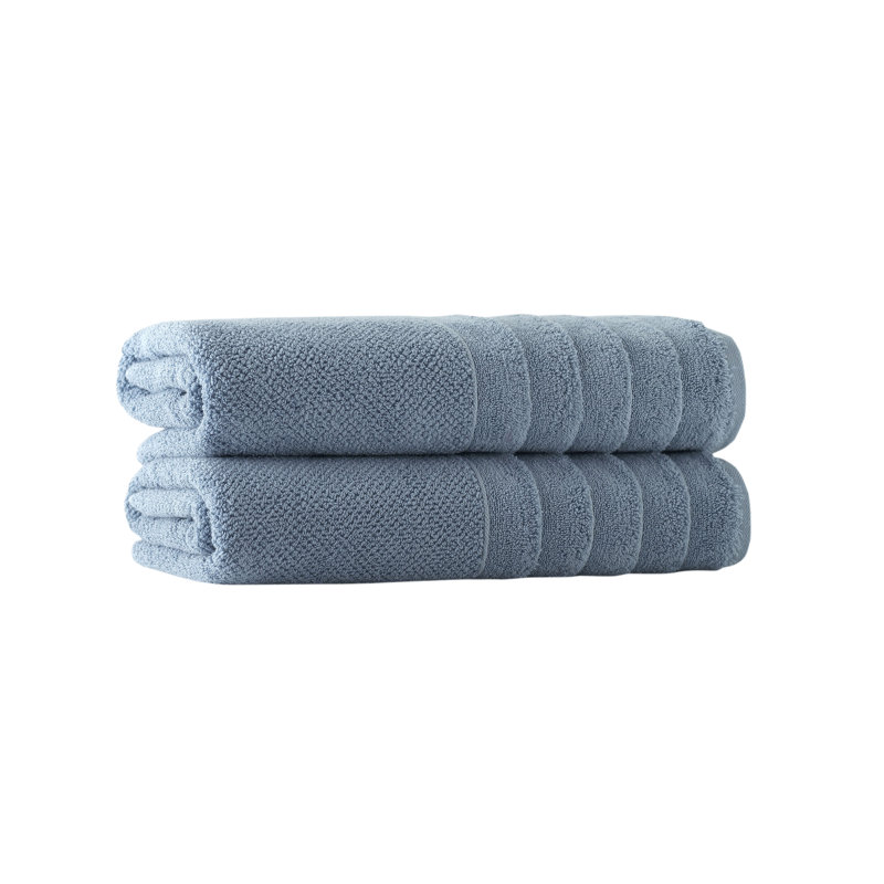 Ensemble de serviettes de bain 2 pièces, Denim