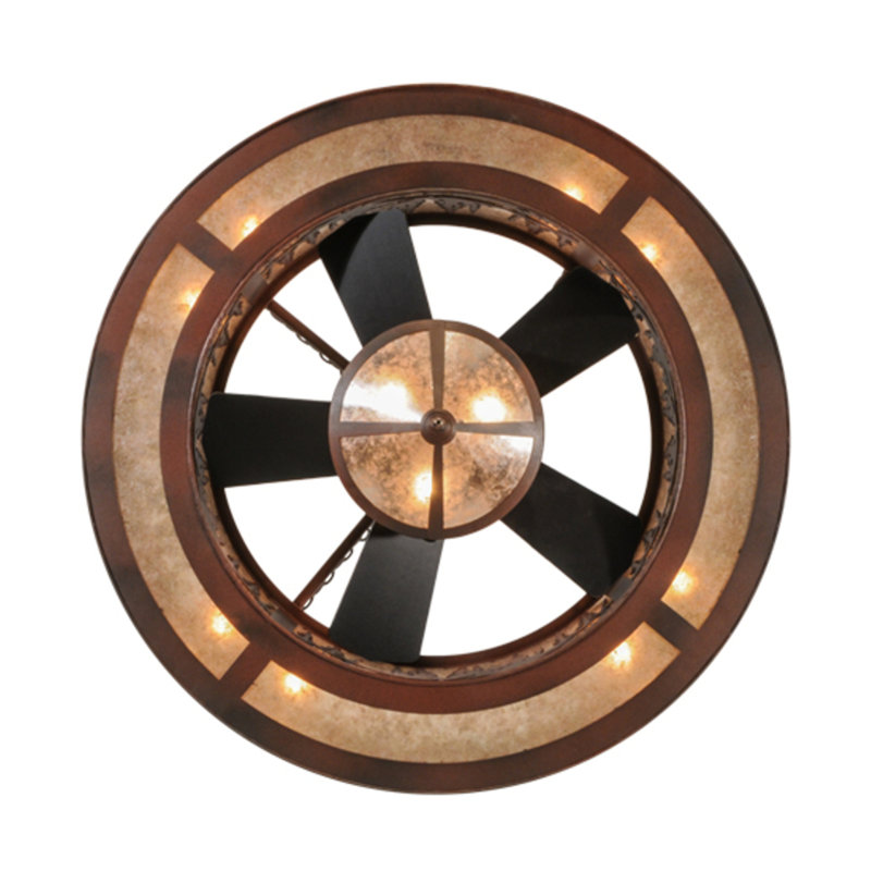Elk At Dusk Downrod Ceiling Fan
