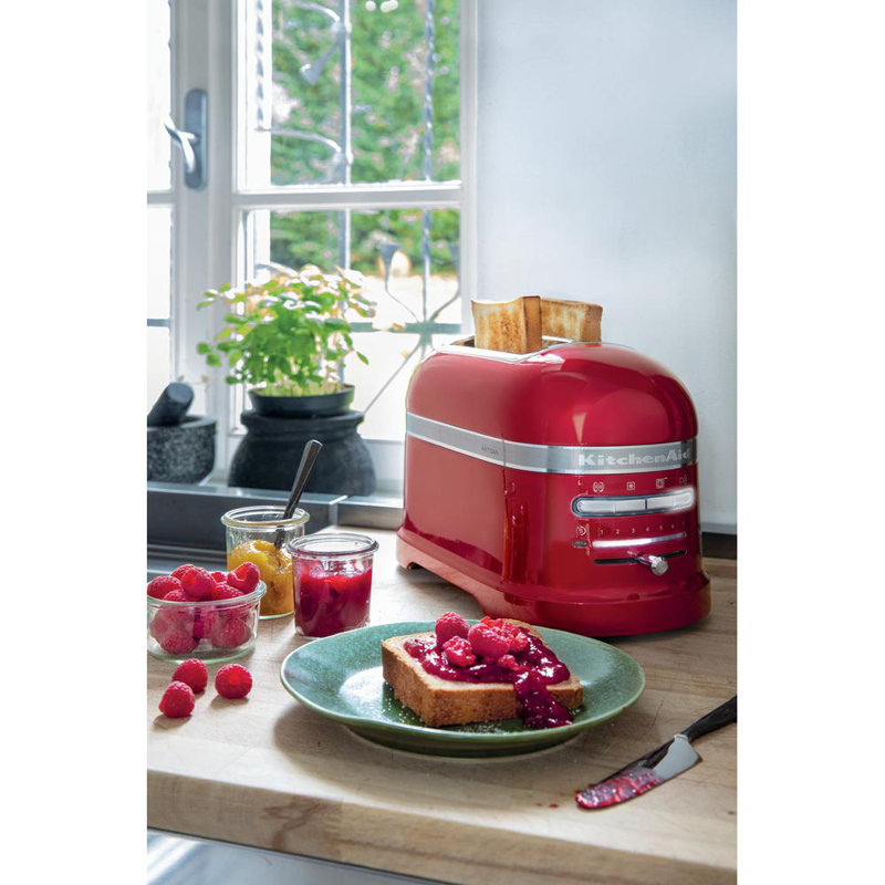 KitchenAid, Artisan 2-Slot Toaster. Auto-Sensor Keep Warm Function, Candy Apple
