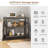 36.5″ H Kitchen Island Cart with Charge Station-107362899